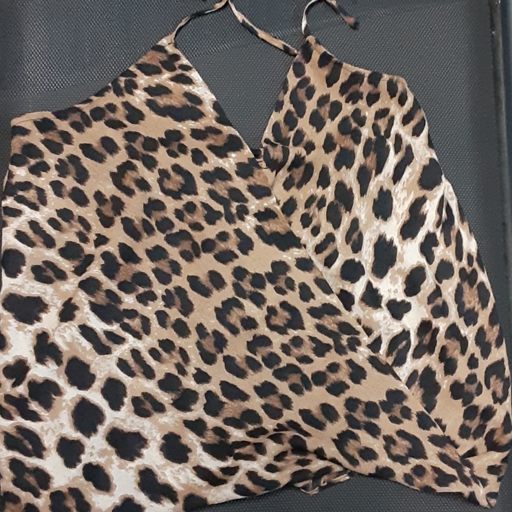 Leopard tank top